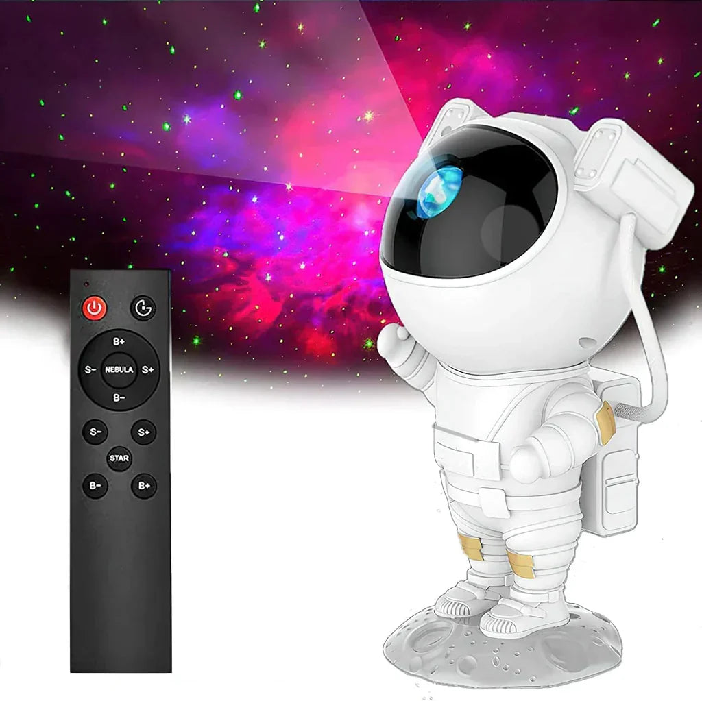 Star Projector Night Light with Timer, Remote Control and 360°Adjustable Design