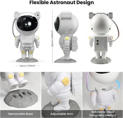 Star Projector Night Light with Timer, Remote Control and 360°Adjustable Design